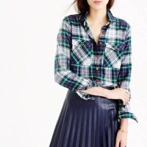 J.Crew Ridge Plaid Flannel Shirt 12